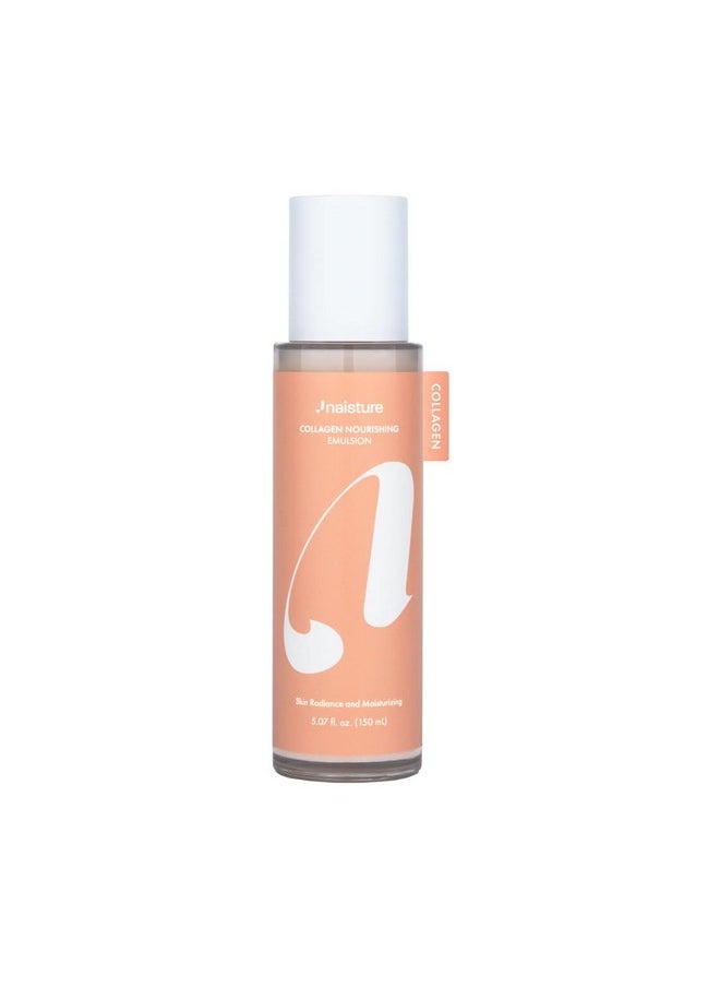 Naisture Collagen Emulsion for Face - Korean Skincare Essential: Nourishing Lightweight Moisturizer to Hydrate, Firm, and Improve Skin Elasticity. Achieve Soft, Smooth, Youthful Skin