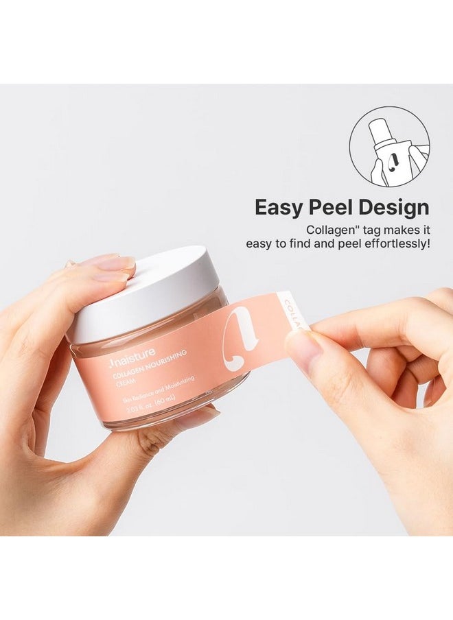 Naisture Collagen Emulsion for Face - Korean Skincare Essential: Nourishing Lightweight Moisturizer to Hydrate, Firm, and Improve Skin Elasticity. Achieve Soft, Smooth, Youthful Skin