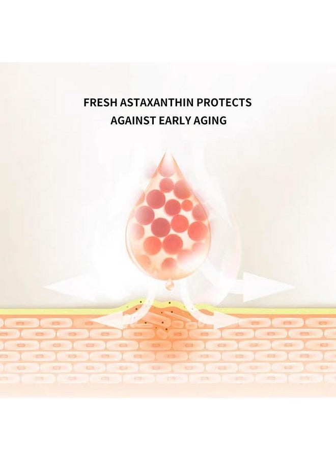 BLUE LOVE 2PCS Astaxanthin Seaweed Face Cream for Men & Woman, Anti-Aging Hydration Facial Moisturizer Skincare for All Skin Types