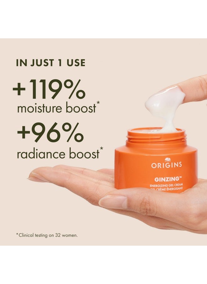 Origins GinZing Radiance-Boosting Gel Moisturizer | For All-Day Glow | With Vitamin C & Niacinamide, 2.5 Fl Oz