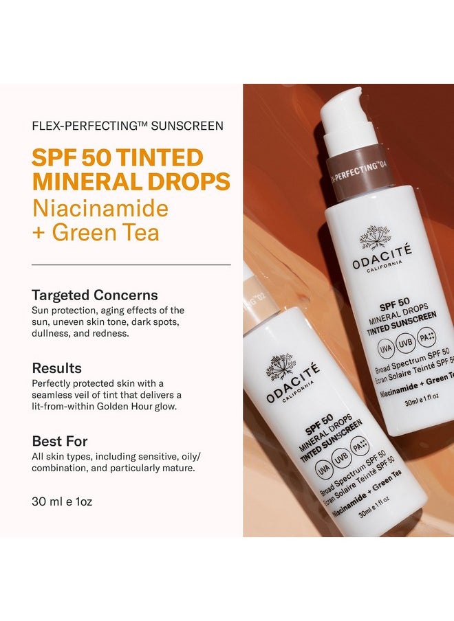 SPF 50 Flex-Perfecting™ Mineral Drops Tinted Sunscreen FOUR
