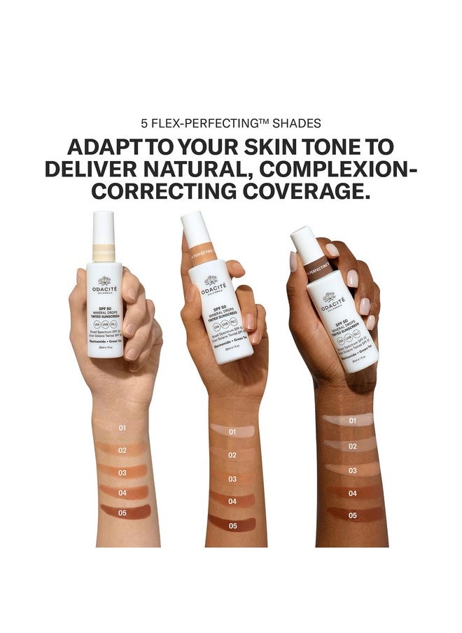 SPF 50 Flex-Perfecting™ Mineral Drops Tinted Sunscreen FOUR
