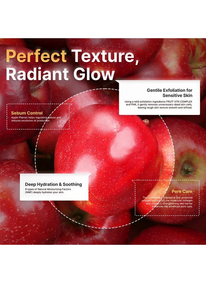SUNGBOON EDITOR Apple Peel Glow Skin Soothing Cream 50ml (Tube) - Moisturizing Facial Cream for All Skin Types - Face