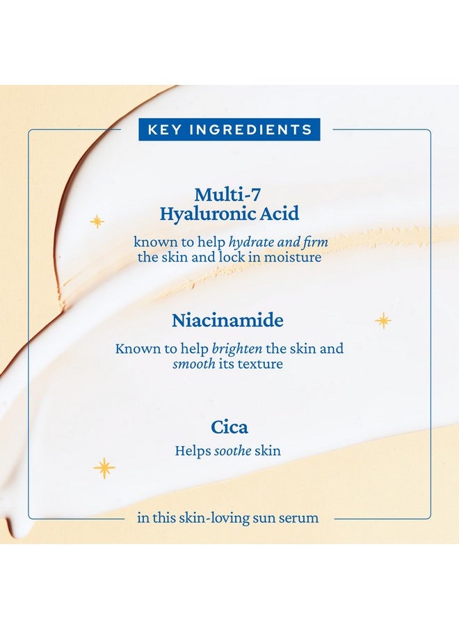 belif Dew Guard Milky Sun Serum SPF 40 - Niacinamide + Hyaluronic Acid, Invisible & Hydrating, Non-comedogenic, Korean Sunscreen, 1.69 fl. oz