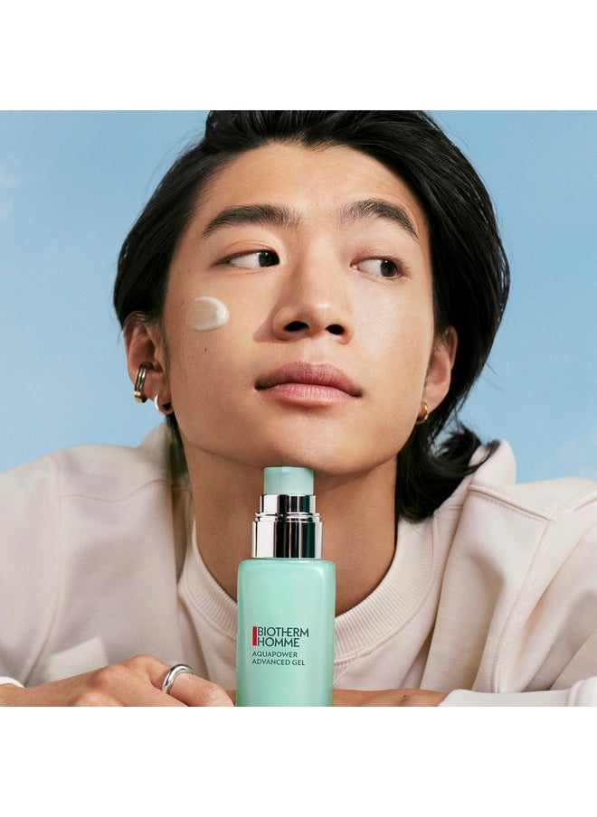 Aquapower Advanced Gel, Men's Gel Face Moisturizer That Hydrates And Strengthens Skin, Fresh And Fast-Absorbing Water-Gel Formula