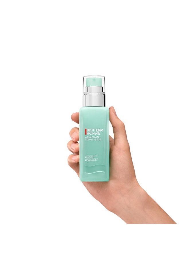 Aquapower Advanced Gel, Men's Gel Face Moisturizer That Hydrates And Strengthens Skin, Fresh And Fast-Absorbing Water-Gel Formula