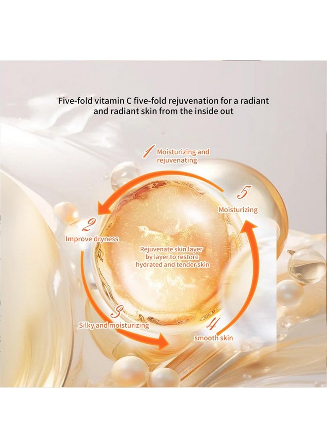 BLUE LOVE Vitamin C Face Cream Moisturizer for Women & Man - Hydrating Facial Essence, Nourishing Skin Care for Radiant Skin, 8.8oz