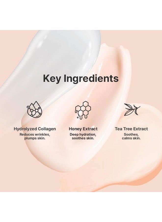 Naisture Collagen Cream for Face - Korean Skincare Essential: Nourishing Moisturizer to Firm and Improve Skin Elasticity. Smooth Fine Lines, Restore Softness, and Promote a Youthful Glow
