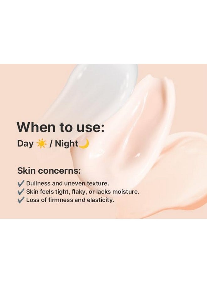 Naisture Collagen Cream for Face - Korean Skincare Essential: Nourishing Moisturizer to Firm and Improve Skin Elasticity. Smooth Fine Lines, Restore Softness, and Promote a Youthful Glow