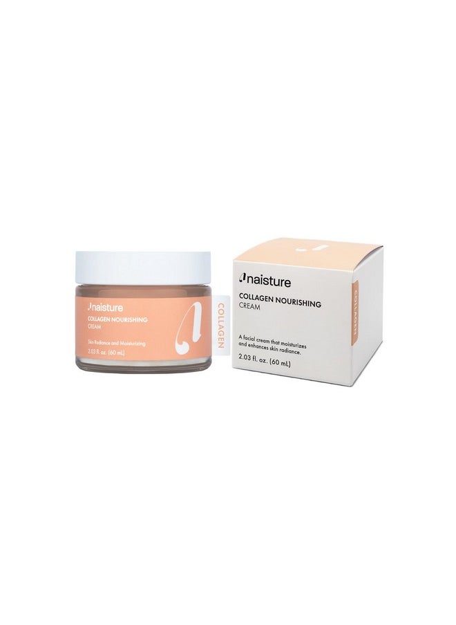Naisture Collagen Cream for Face - Korean Skincare Essential: Nourishing Moisturizer to Firm and Improve Skin Elasticity. Smooth Fine Lines, Restore Softness, and Promote a Youthful Glow