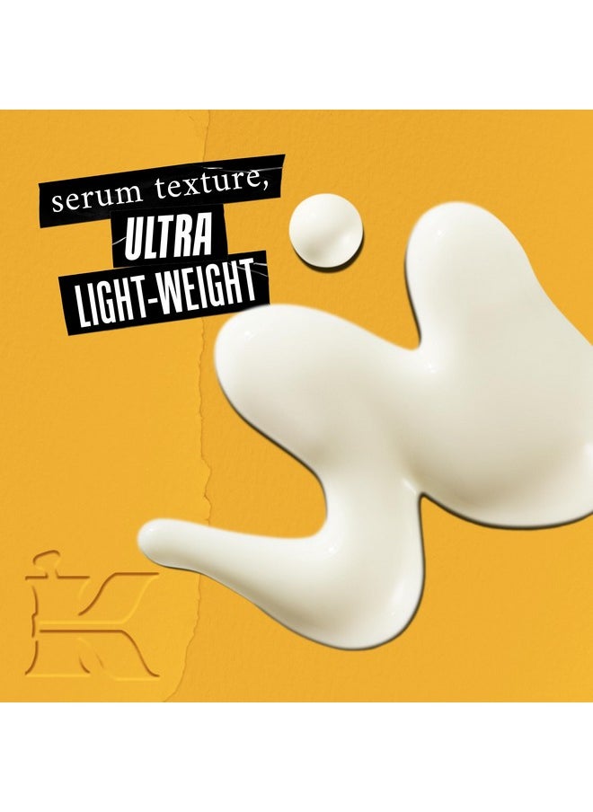 Kiehl's Better Screen UV Serum SPF 50+, Invisible Facial Sunscreen with Collagen Peptide, UV Filters to Shield UVA & UVB, Helps Correct Visible Signs of Aging, Boosts Skin Radiance - 1.7 fl oz