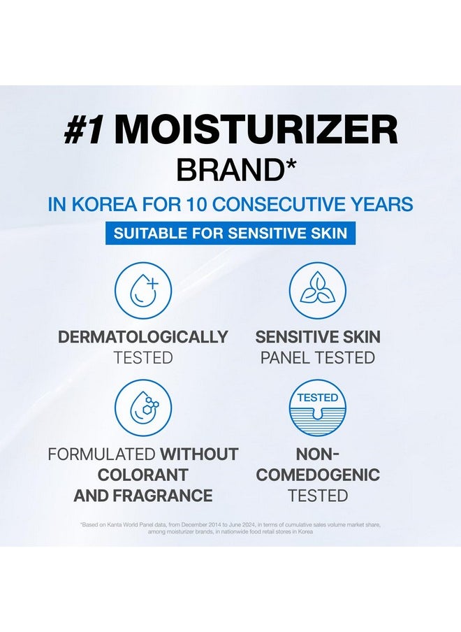 PHYSIOGEL Facial Moisturizer, Provides 120-hour Lasting Hydration Korean Skin care, Fragrance Free, Strengthens Skin Barrier, Lightweight Cream for Sensitive Skin, Ceramide, Squalane, 3.38 fl.oz