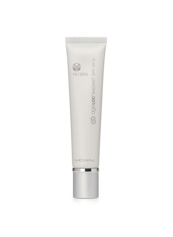 Nu Skin ageLOC Radiant Day SPF 22 | Broad-Spectrum UV Protection | Lightweight, Non-Greasy Daily Sunscreen | Supports Skin Hydration & Defense | Daily Skin Care | 30-Day Supply