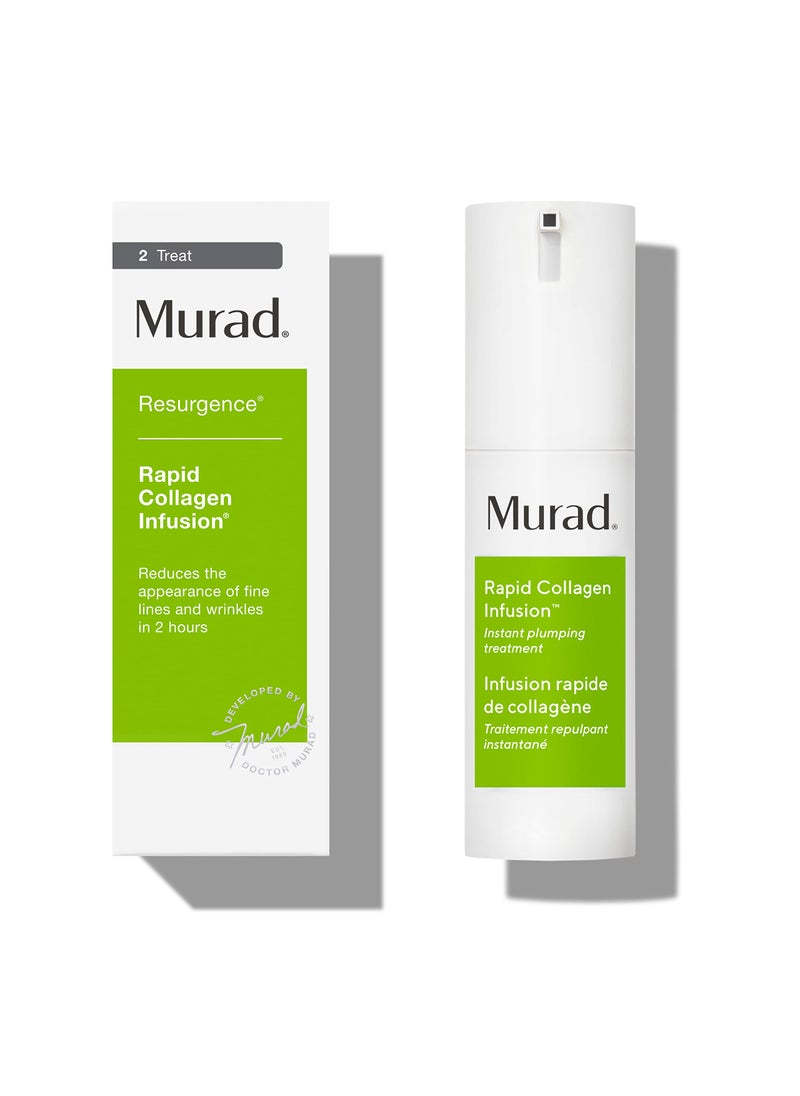 Murad Rapid Collagen Infusion - Resurgence Anti-Aging for Face - Skin Smoothing Cream Targets Deep Wrinkles - Gentle Skin Treatment Backed by Science, 1.0 Oz