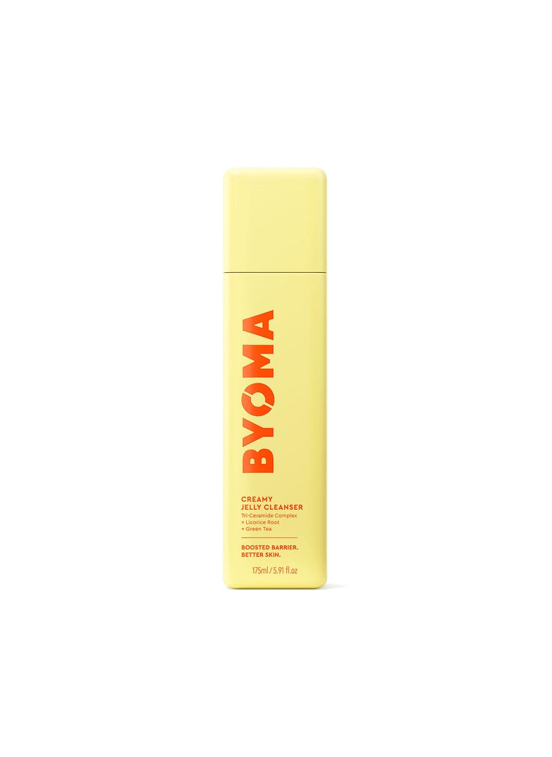 BYOMA Creamy Jelly Cleanser - Hydrating Facial Cleanser for Skin Barrier Repair -Tri-Ceramide Face Wash for Sensitive Skin & All Skin Types - Gently Removes Makeup & Excess Oil - 5.91 fl oz