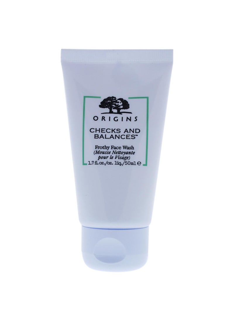 Origins Checks and Balances Frothy Face Wash Unisex Cleanser I0090872 1.69 Fl Oz (Pack of 1)