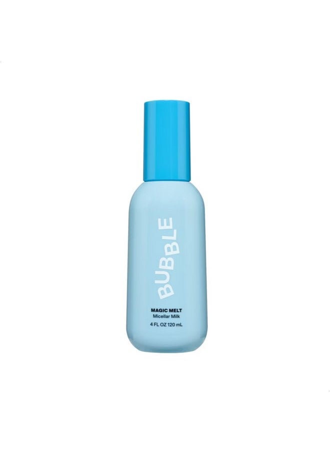 Skincare Magic Melt Makeup Remover - Micellar Milk Eye Makeup Remover Infused With Raspberry Seed Oil - Hydrating & Soothing Double Cleanser For Soft, Refreshed Skin (120Ml)