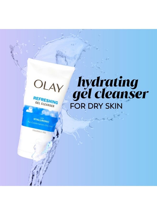 Olay Regenerist Hyaluronic + Peptide 24 Face Wash, Fragrance-Free, 5.0 o