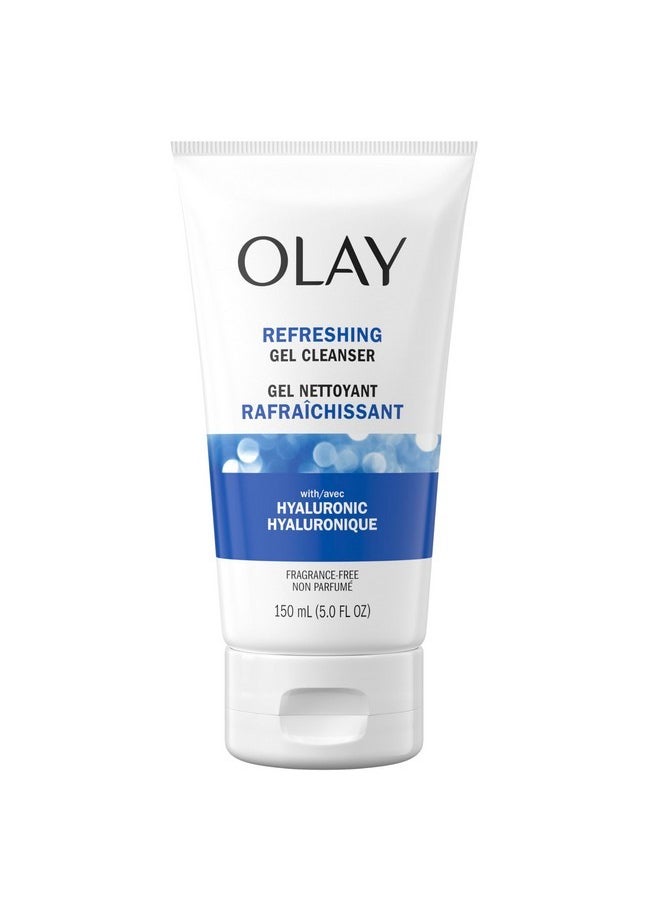 Olay Regenerist Hyaluronic + Peptide 24 Face Wash, Fragrance-Free, 5.0 o