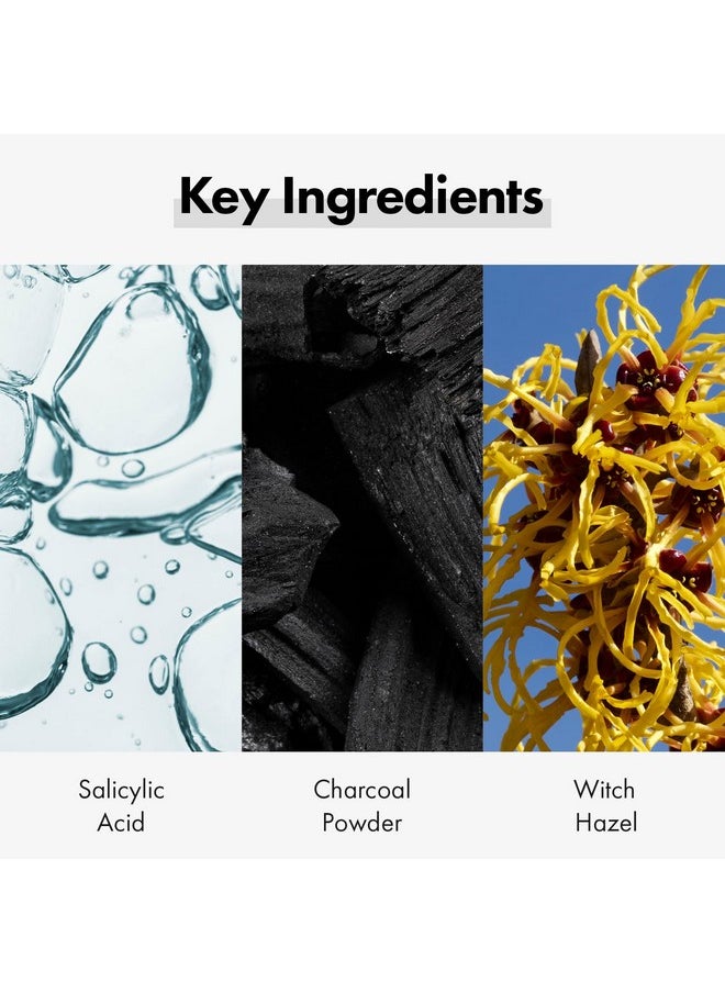 TOSOWOONG Zero Black Cleaner, Blackhead Remover with Salicylic Acid, Witch Hazel and Charcoal, Exfoliating Face Wash, Sebum Softener and Chemical Peel for Face, Korean Skin Care, 50ml, 1.69 fl. oz.