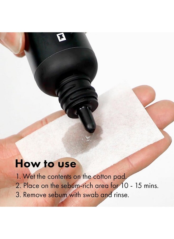 TOSOWOONG Zero Black Cleaner, Blackhead Remover with Salicylic Acid, Witch Hazel and Charcoal, Exfoliating Face Wash, Sebum Softener and Chemical Peel for Face, Korean Skin Care, 50ml, 1.69 fl. oz.