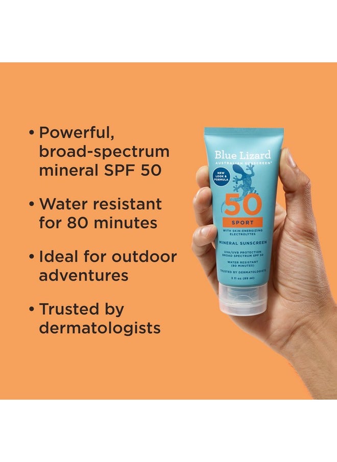 Blue Lizard Sport Mineral SPF Lotion 3 oz - SPF - 3 fl oz