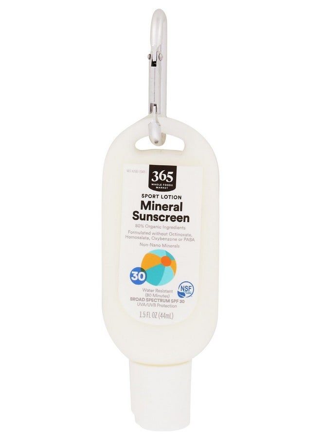 365 by Whole Foods Market, Sunscreen SPF 30 Lotion Sport Mineral Facial, 1.5 Fl Oz