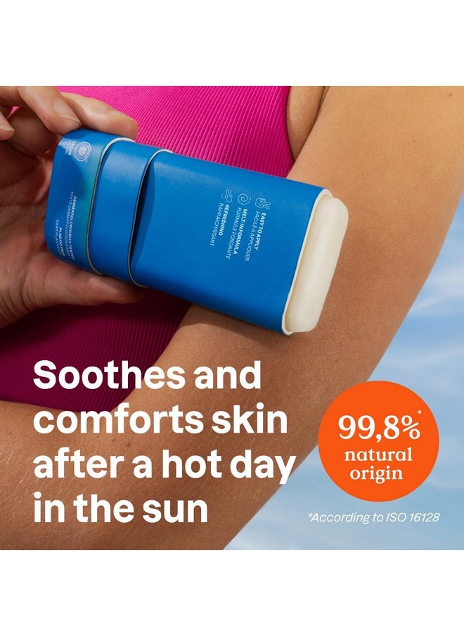 ATTITUDE After Sun Care Stick, EWG Verified, Plastic-Free, Soothes and Hydrates, Vegan and Mineral Based Formula, Mint and Cucumber, 2 Fl Oz