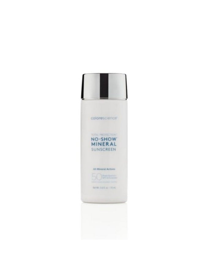 Colorescience Total Protection No-Show Mineral Sunscreen SPF 50, 100% Invisible all-mineral sunscreen for all skin tones & types