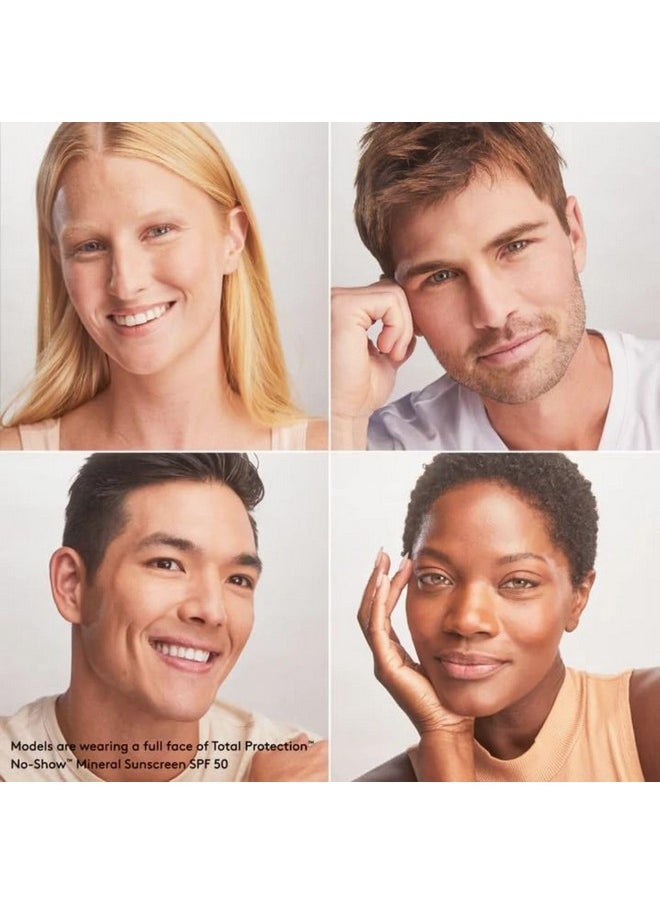 Colorescience Total Protection No-Show Mineral Sunscreen SPF 50, 100% Invisible all-mineral sunscreen for all skin tones & types
