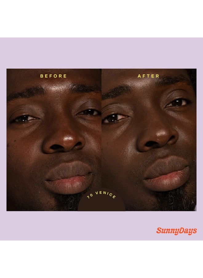 Tower 28 Beauty SunnyDays SPF 30 Tinted Mineral Sunscreen - For Sensitive Skin - 2-in-1 Facial Broad Spectrum UVA/UVB Protection + Foundation - Shade 70 VENICE, 1 Fl Oz