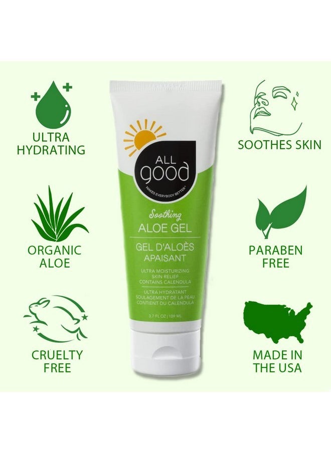 All Good Kids & Baby Mineral Sunscreen & Aloe Gel Bundle - UVA/UVB Broad Spectrum, Water Resistant, Zinc Oxide - Includes (1) SPF 50 Butter Stick, (1) SPF 30 Lotion, & (1) Aloe Gel