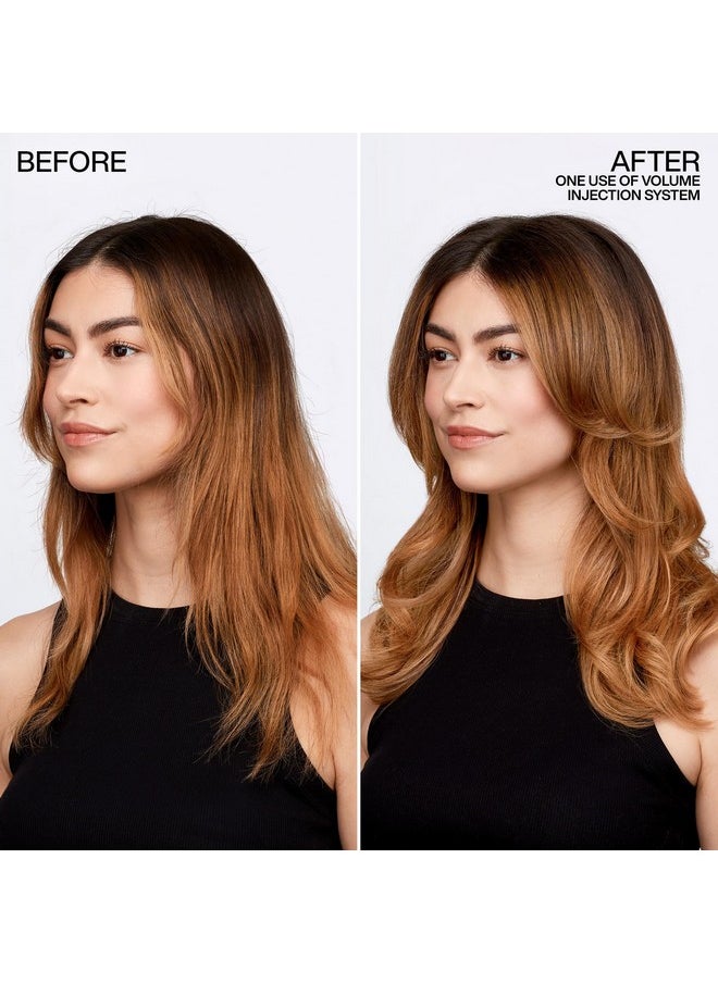 Redken Volume Injection Shampoo | Lightweight Volume Shampoo For Fine Hair | Adds Volume, Lift, and Body to Flat Hair | Soft, Shiny Finish | Paraben Free