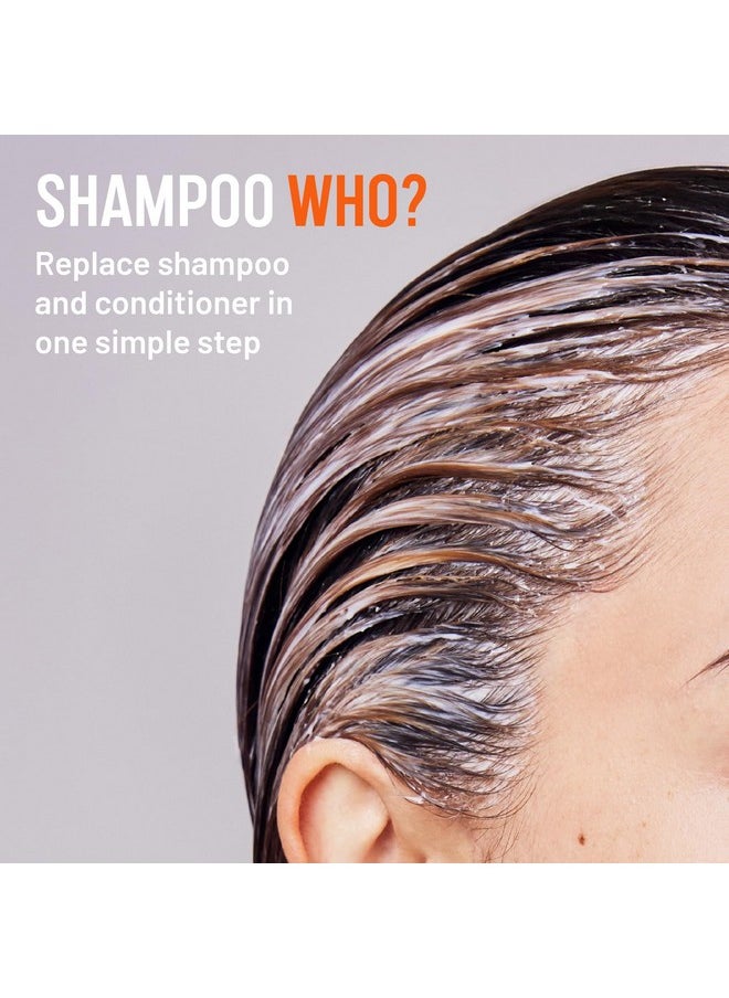 Hairstory New Wash Original, Cleansing Cream for All Hair Types, Shampoo & Conditioner Alternative, Promotes Scalp Health, Nourishes & Protects, 8oz