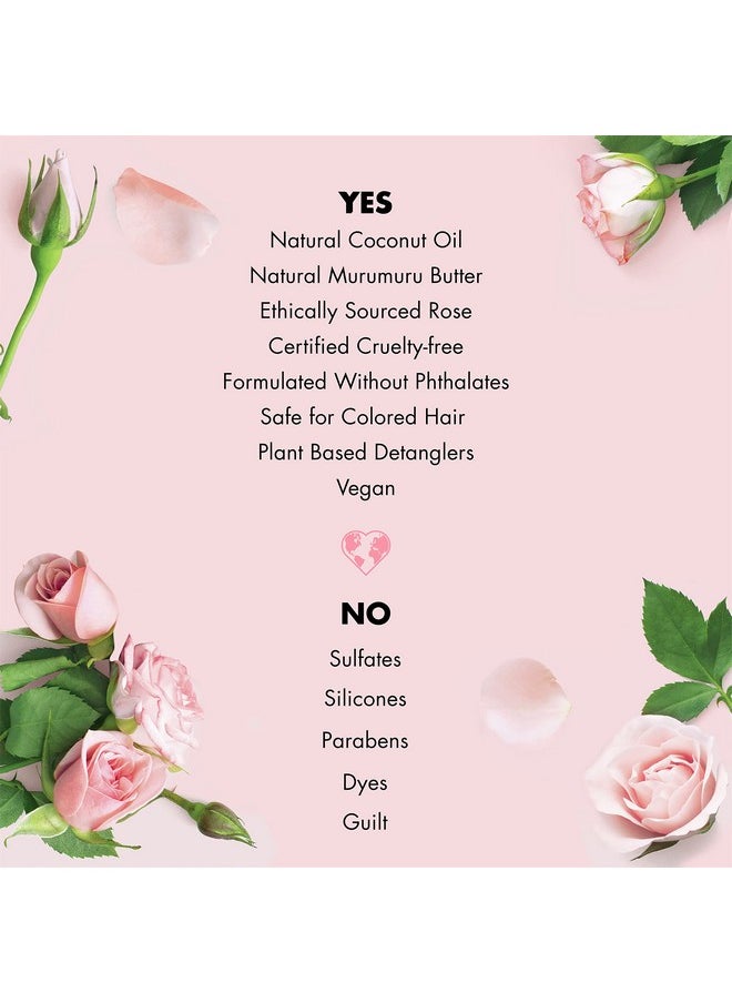 Love Beauty and Planet Blooming Color Sulfate-Free Shampoo Murumuru Butter & Rose, for Color Treated Hair Vegan, Paraben-free, Silicone-free, Cruelty-free 32.3 oz