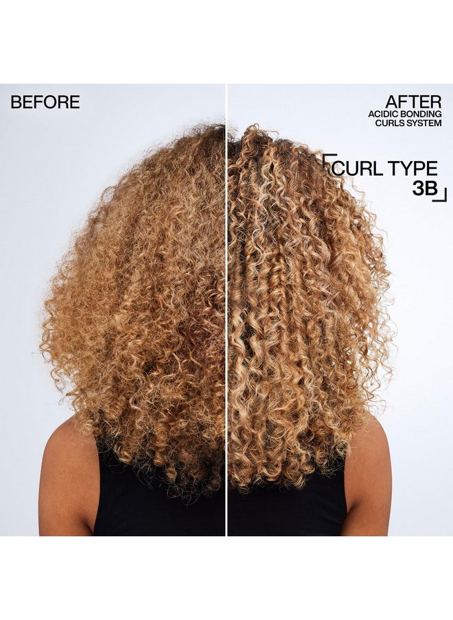 REDKEN Acidic Bonding Curls Sulfate-Free Shampoo | For Curly Hair | Curl Control + Definition | With Citric Acid, Avocado Oil, Shea Butter | Silicone-Free | Hydrating Shampoo | Repairs Damaged Curls
