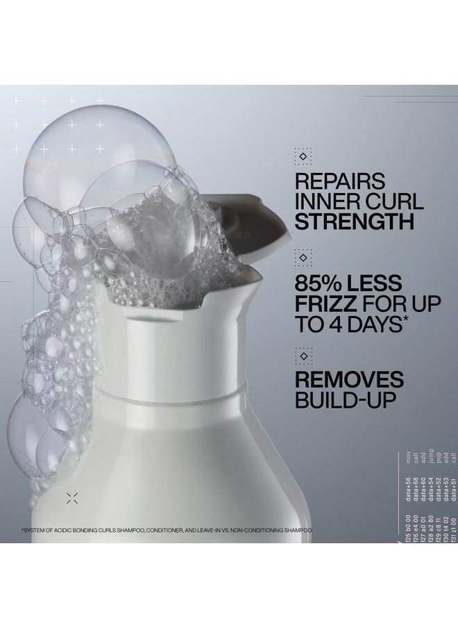 REDKEN Acidic Bonding Curls Sulfate-Free Shampoo | For Curly Hair | Curl Control + Definition | With Citric Acid, Avocado Oil, Shea Butter | Silicone-Free | Hydrating Shampoo | Repairs Damaged Curls