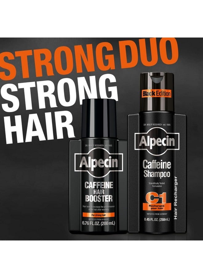 Alpecin Caffeine Hair Booster with New Fragrance 6.76 Fl Oz I Hair Performance Enhancer I Promotes Natural Hair Growth and Thickness I Energizes Scalp