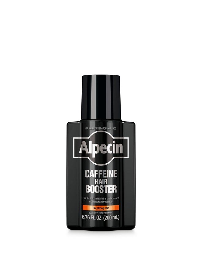 Alpecin Caffeine Hair Booster with New Fragrance 6.76 Fl Oz I Hair Performance Enhancer I Promotes Natural Hair Growth and Thickness I Energizes Scalp