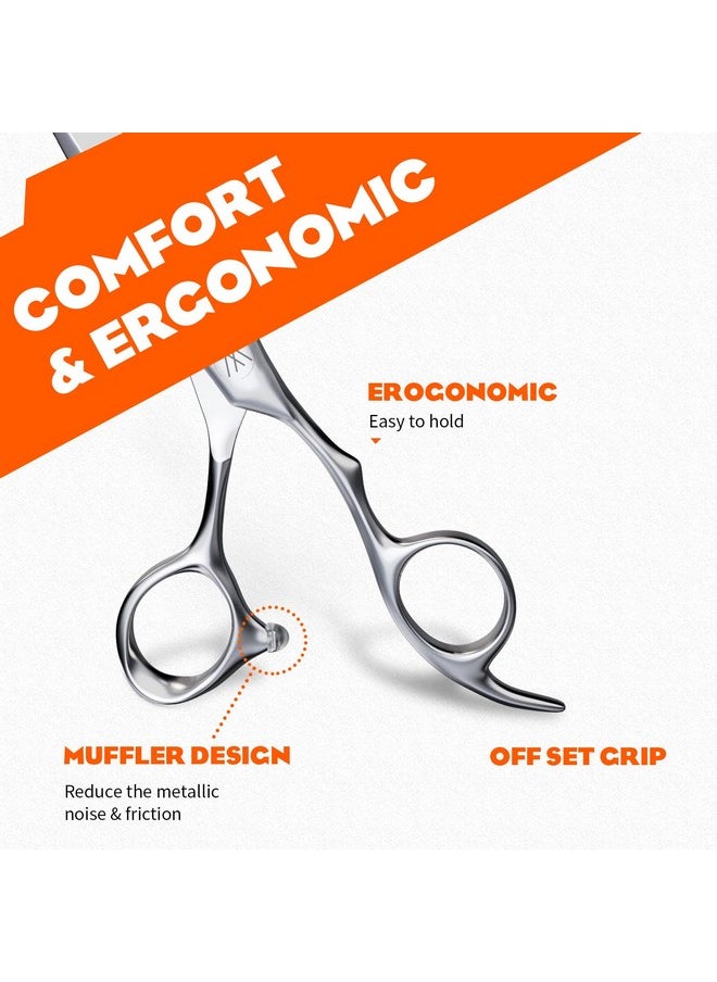 Sirabe HIGH-END Professional Hair Thinning Shears Barber Hair Cutting Texturizing Teeth Scissors, Ultra 440C Sharp Blades for Salon Home Hairdressing