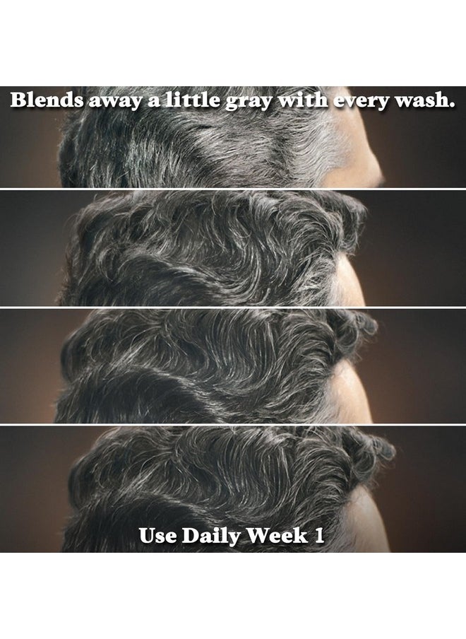 Just for Men Control GX Grey Reducing Shampoo for Lighter Shades of Hair, Blonde to Medium Brown, Gradual Hair Color with Keratin, 4 Fl Oz - Pack of 3 (Packaging May Vary)