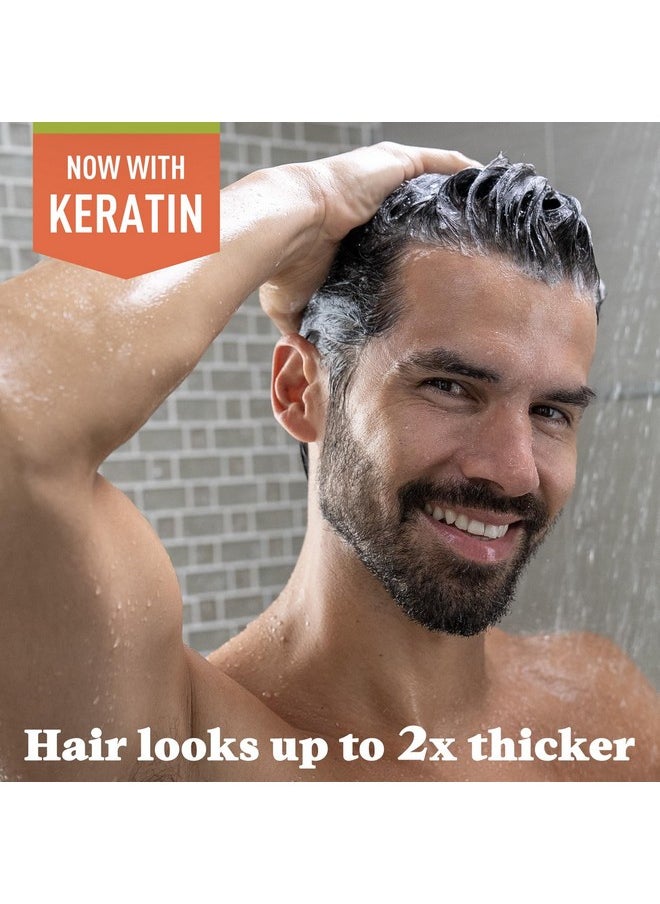 Just for Men Control GX Grey Reducing Shampoo for Lighter Shades of Hair, Blonde to Medium Brown, Gradual Hair Color with Keratin, 4 Fl Oz - Pack of 3 (Packaging May Vary)