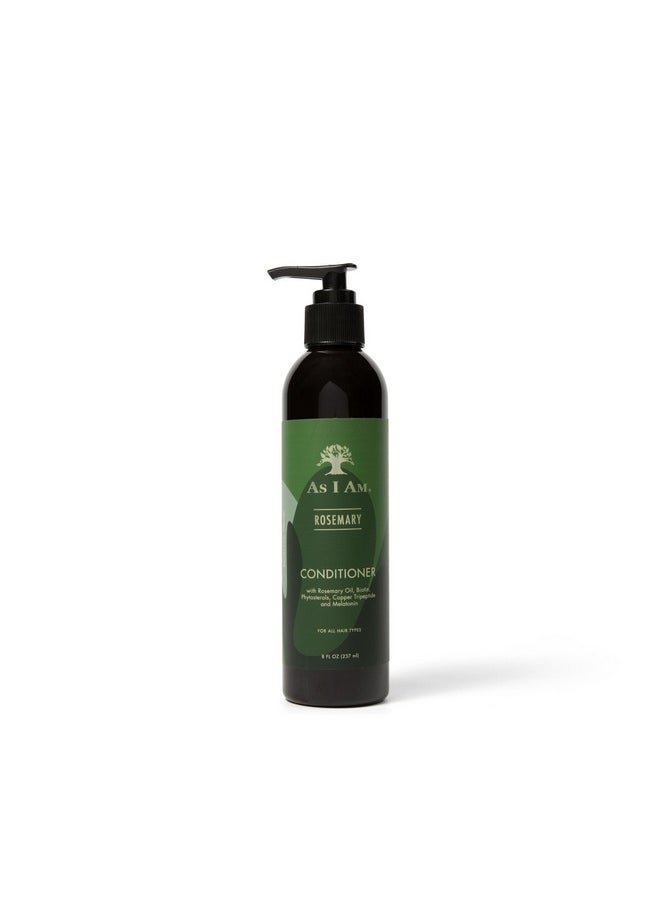 As I Am Rosemary Conditioner - 8 oz - with Melatonin & Ceramide