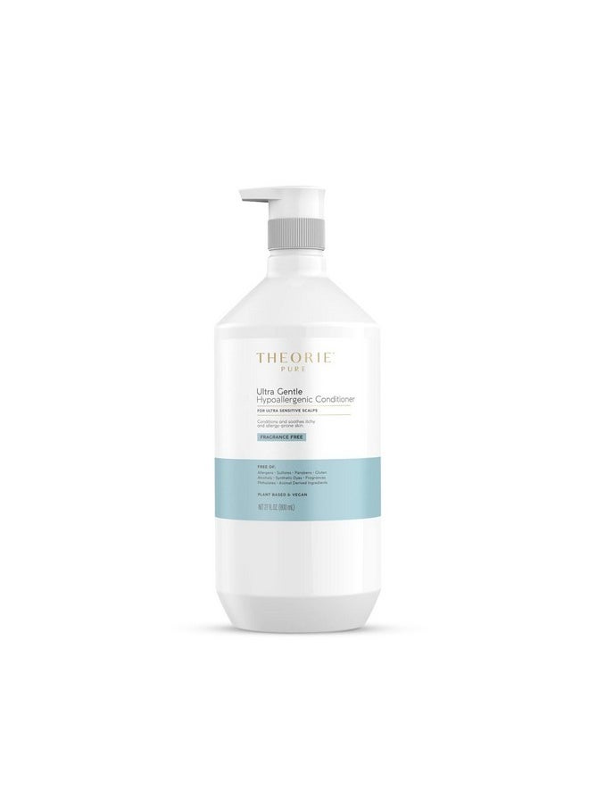Theorie Pure Collection Hypoallergenic Conditioner -Plant-Based & Vegan - for Soothes Itchy & Allergy Prone Skin - Fragrance-free - Sensitive Scalp, Pump Bottle -800mL - 1 Pack