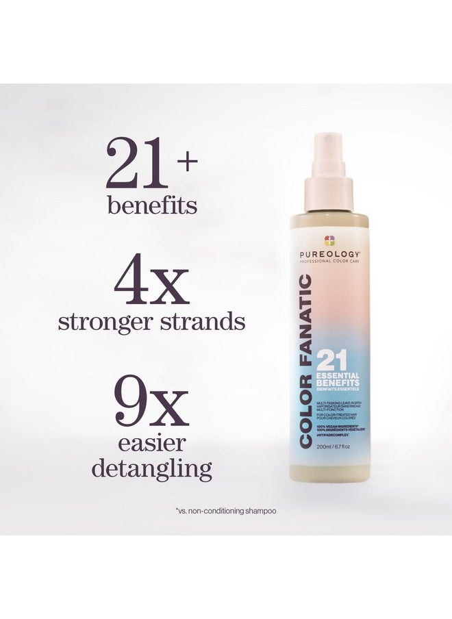 Pureology Color Fanatic Leave-in Conditioner Hair Treatment Detangler Spray | Protects Hair Color From Fading | Heat Protectant | Vegan | 1 Fl Oz