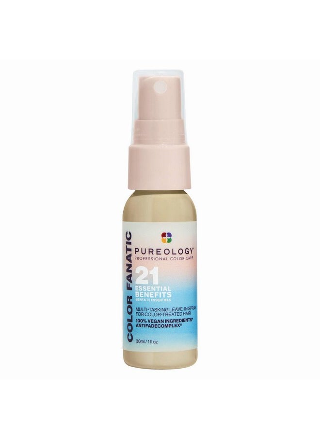 Pureology Color Fanatic Leave-in Conditioner Hair Treatment Detangler Spray | Protects Hair Color From Fading | Heat Protectant | Vegan | 1 Fl Oz
