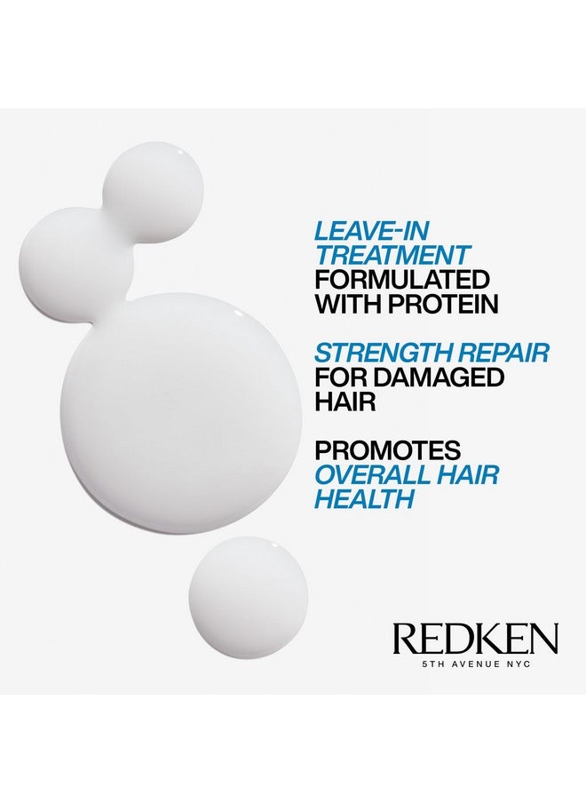 Redken Extreme Anti-Snap Anti-Breakage Leave-In Treatment For Distressed Hair - Fortifies & Helps Reduce Breakage, Infused With Proteins