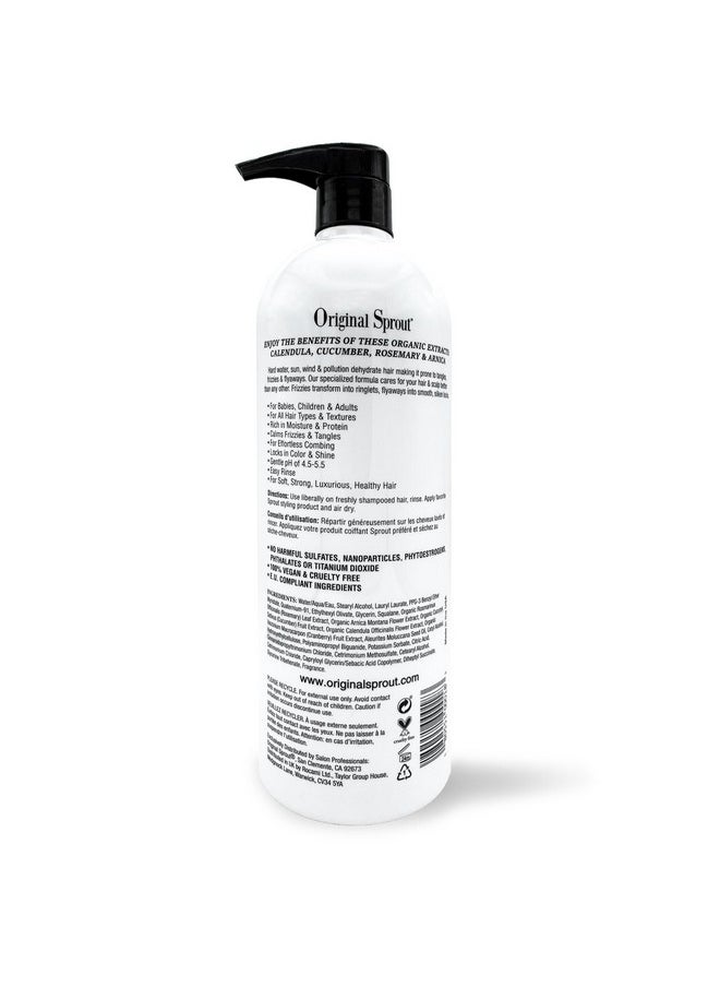 Original Sprout Deep Conditioner for All Hair Types, Vegan Conditioner, 32 oz. Bottle