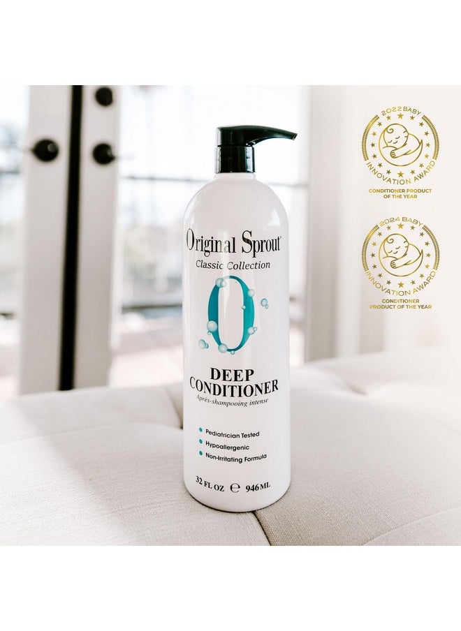 Original Sprout Deep Conditioner for All Hair Types, Vegan Conditioner, 32 oz. Bottle