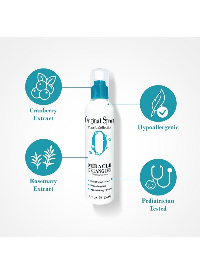 Original Sprout Miracle Detangler, Leave-In Conditioner Treatment for All Hair Types, 8 oz. Bottle